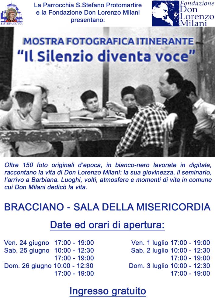 Locandina Mostra Don Milani