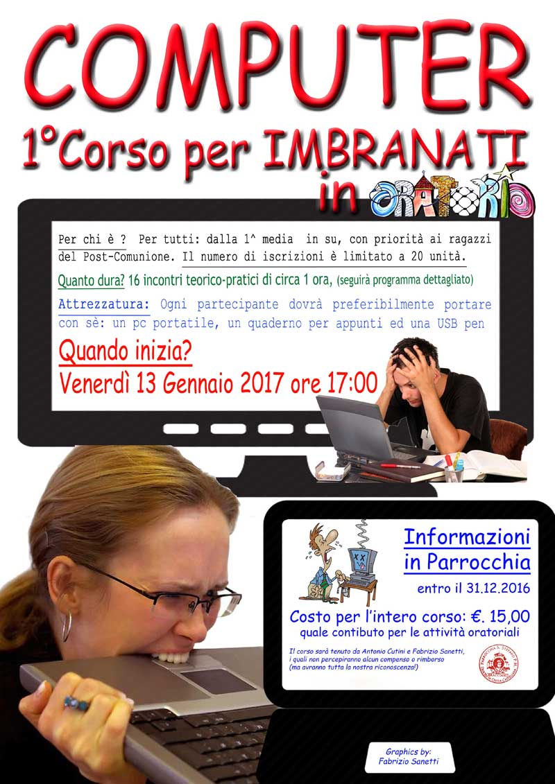 locandina corso web