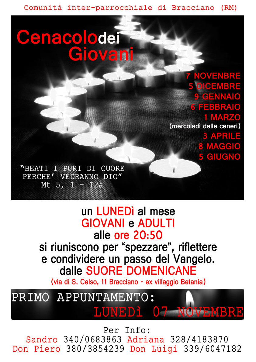 locandina cenacoli 2016