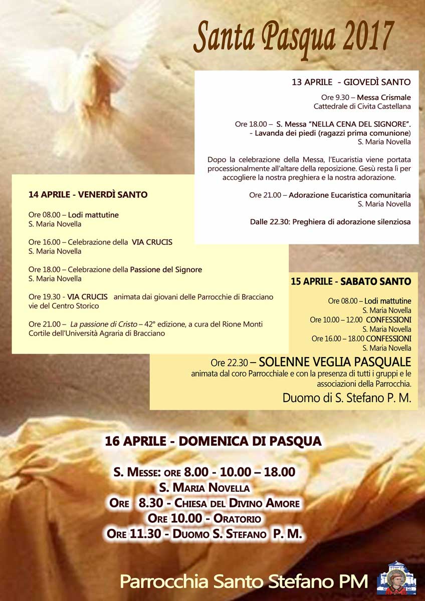 triduo pasquale 2017bis